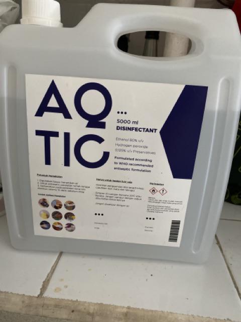 Aqtic Disinfectant 5000ml *free Lap Microfiber*