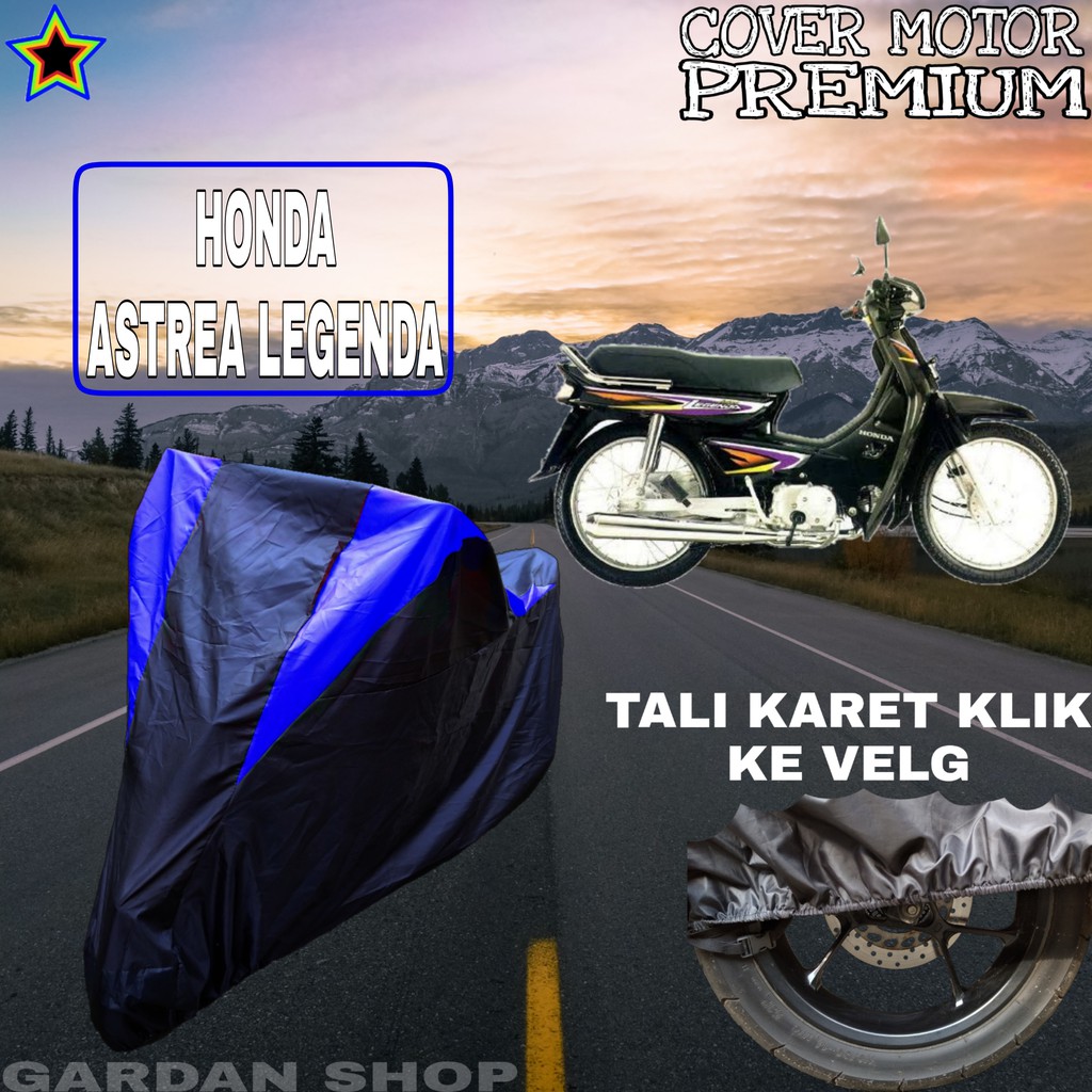 Sarung Motor HONDA ASTREA LEGEND Hitam BIRU Body Cover Honda PREMIUM