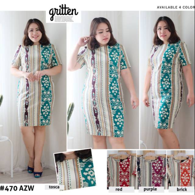 Dress etnik span JUMBO