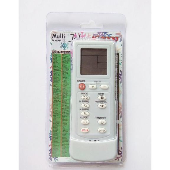 Remot/Remote Ac Akira / Aqua / Akari/Artic/Advante/Auhtech/Avante/Crystal/Elba/Kirin Multi/Universal