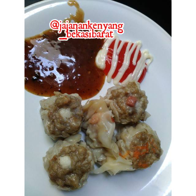 

DIMSUM AYAM MIX TOPING saos blackpepper (5pcs)