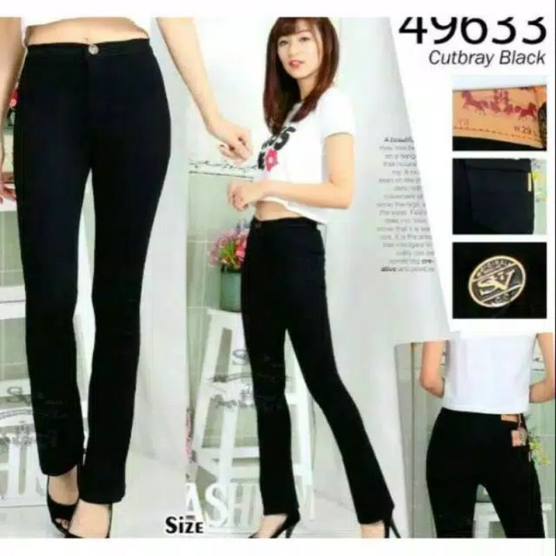 CELANA JEANS CUTBRAY WANITA HIGHWAIST SV CUTBRAY WANITA