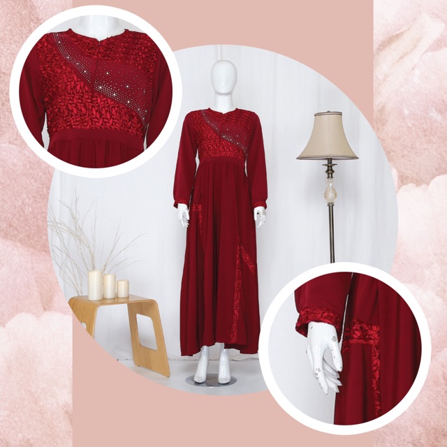 vira dress/ fashion muslim/ baju kondangan/ busui friendly/ dres busui/ baju pesta