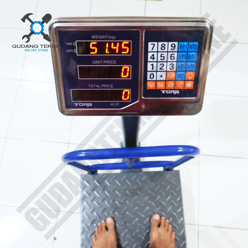 TIMBANGAN duduk digital 150 KG / timbangan digital 150kg TORA