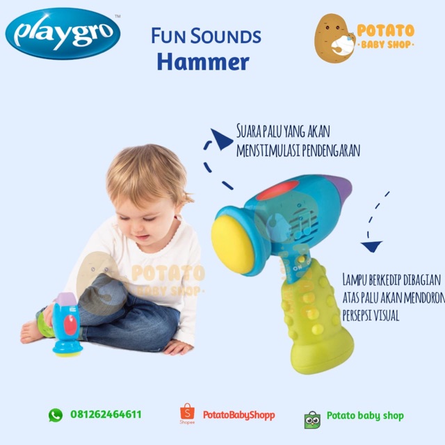 Playgro - Fun Sounds Hammer