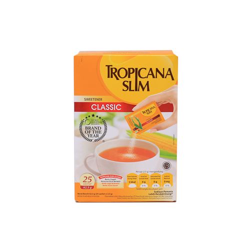 

Tropicana Slima Sweetener Classic 25 Sachet