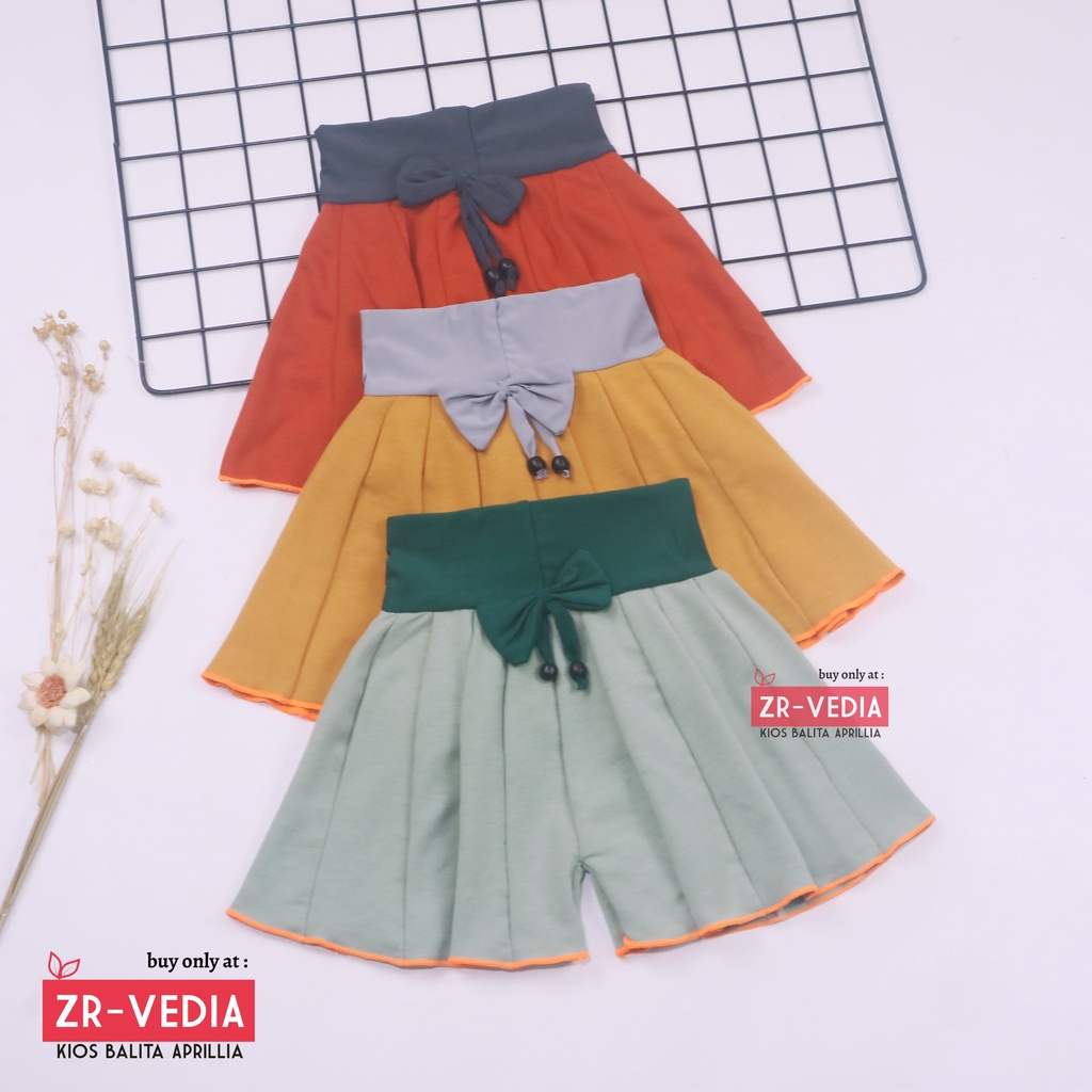 Rok Celana Polos Uk 1-10 Tahun / Bawahan Anak Perempuan Model Rok Celana Polos Adem Murah Grosir