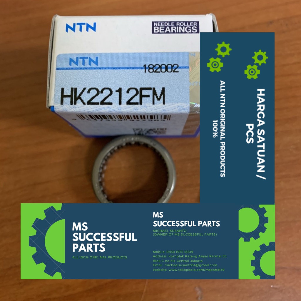 NEEDLE BEARING HK 2212 NTN JAPAN HK2212
