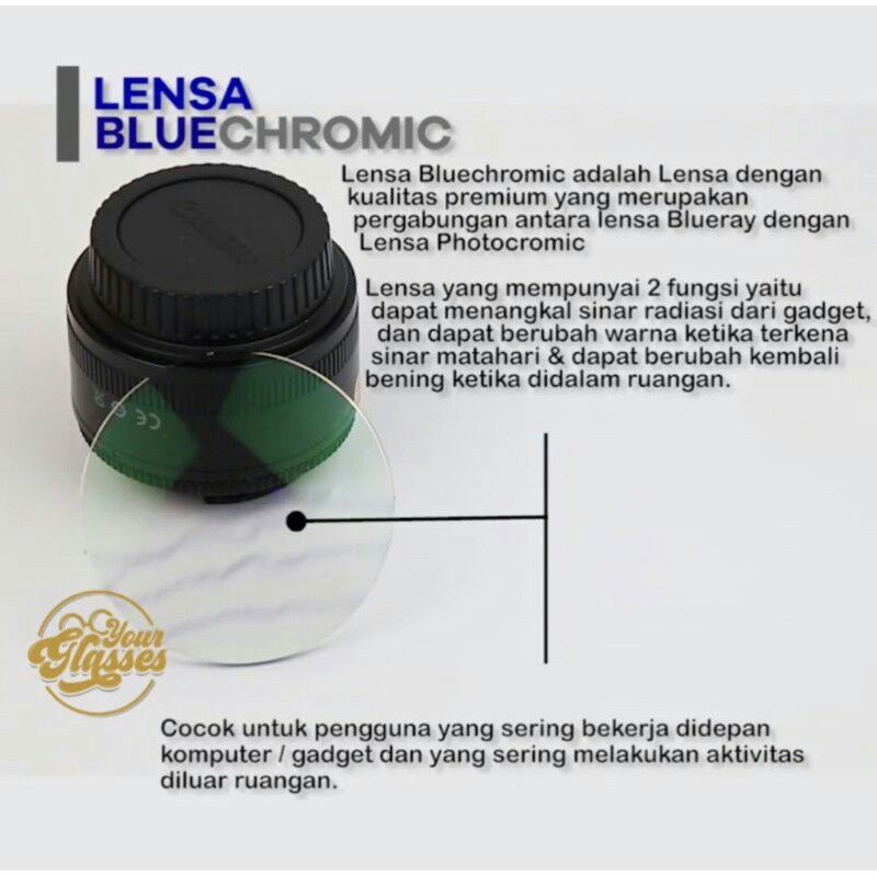 Lensa Bluecromik Normal s/d Minus -4.00