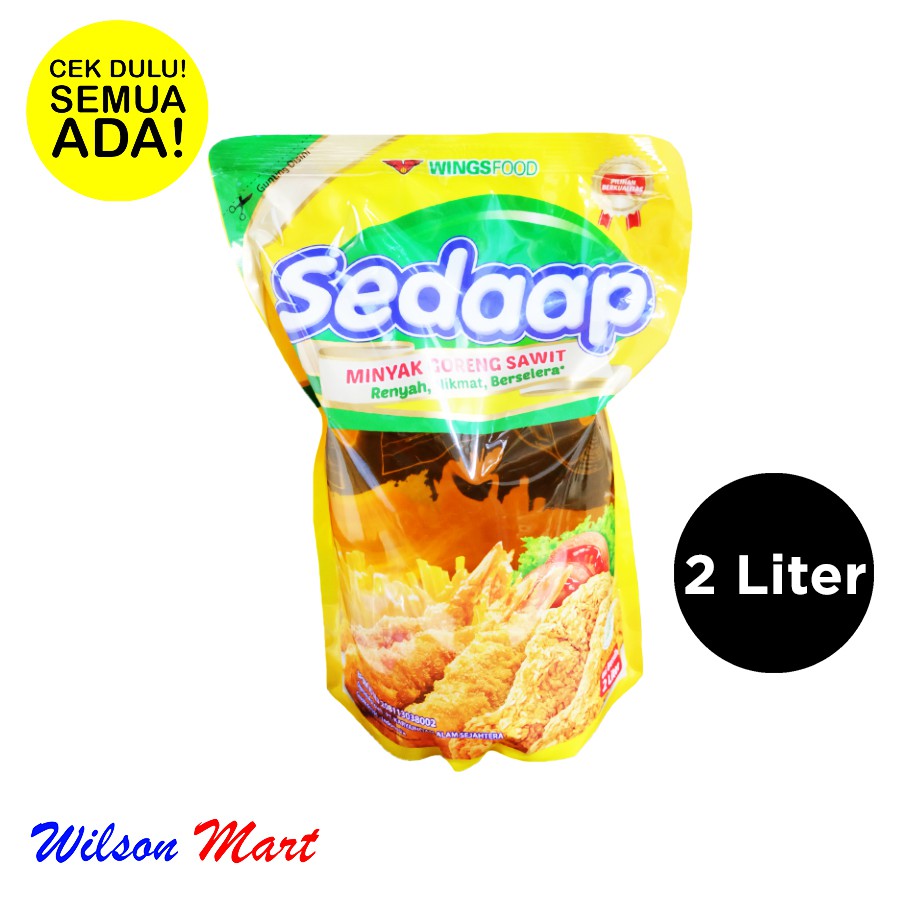 

SEDAAP MINYAK GORENG 2 LITER REFILL