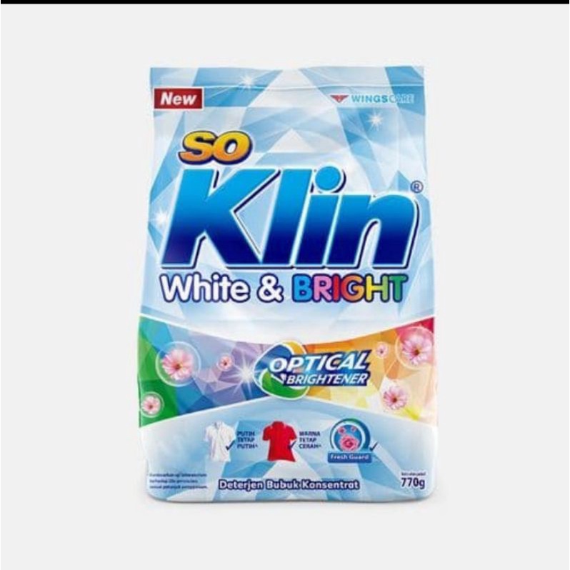 Rinso Bubuk 770gr- SoKlin Bubuk 770gr - Detergent Bubuk