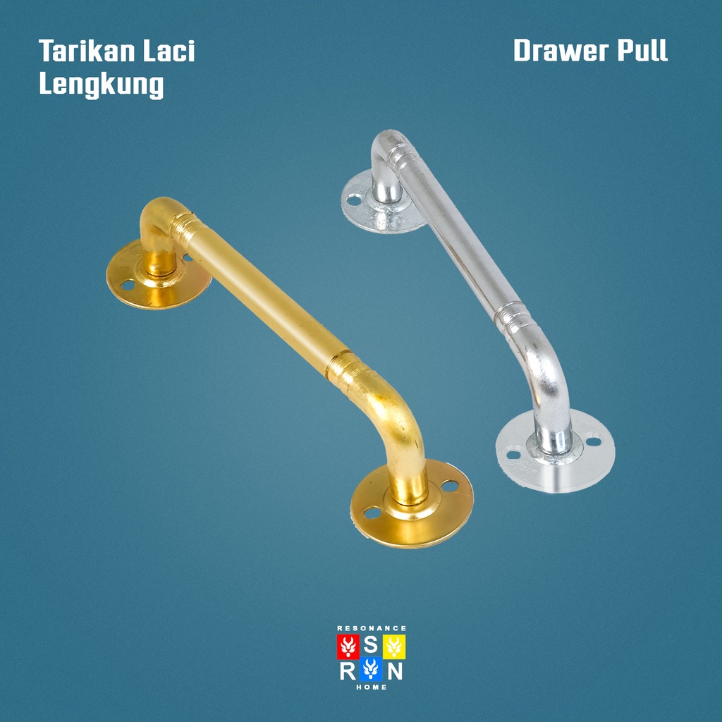 Tarikan Laci Lemari Jendela Model Gawang Bulat / Handle Gagang Pintu Drawer Pull Door Knob Resonance Home