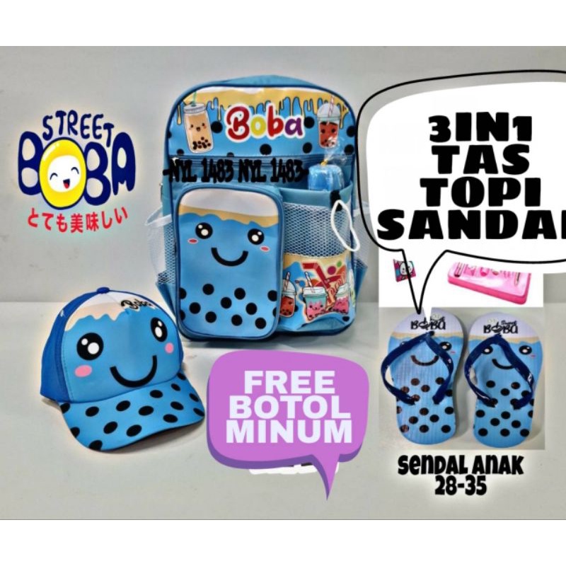 Tas Ransel Anak Perempuan Karakter BOBA - RANSEL BOBA  - RANSEL BOBBA - TAS BOBA ANAK CEWE - School Bag Tas Sekolah Anak - Tas Anak Sekolah Tas Anak Kecil Tas Anak SD Tas Anak TK Promo Diskon Termurah Terlaris Terbaru Best Seller