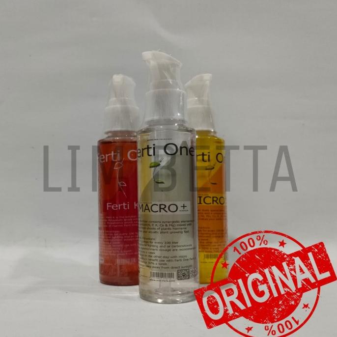 ( 3 IN 1 ) PAKET PUPUK CAIR FERTI ONE / PUPUK CAIR AQUARIUM AQUASCAPE