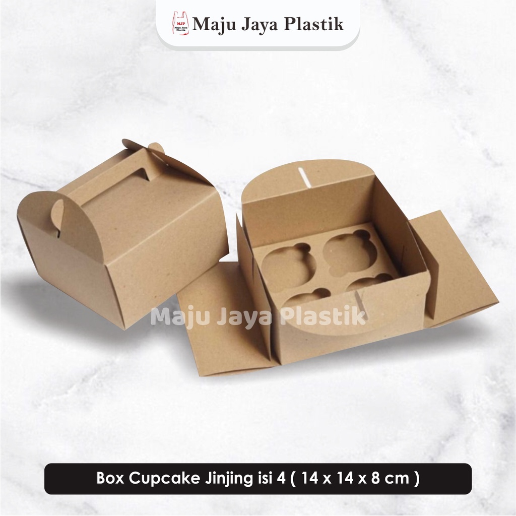 

Box Cupcake Kotak Cupcake Kraft isi 2 Box Cupcake isi 4 Kotak Cupcake isi 6 Box Jinjing Gable Box