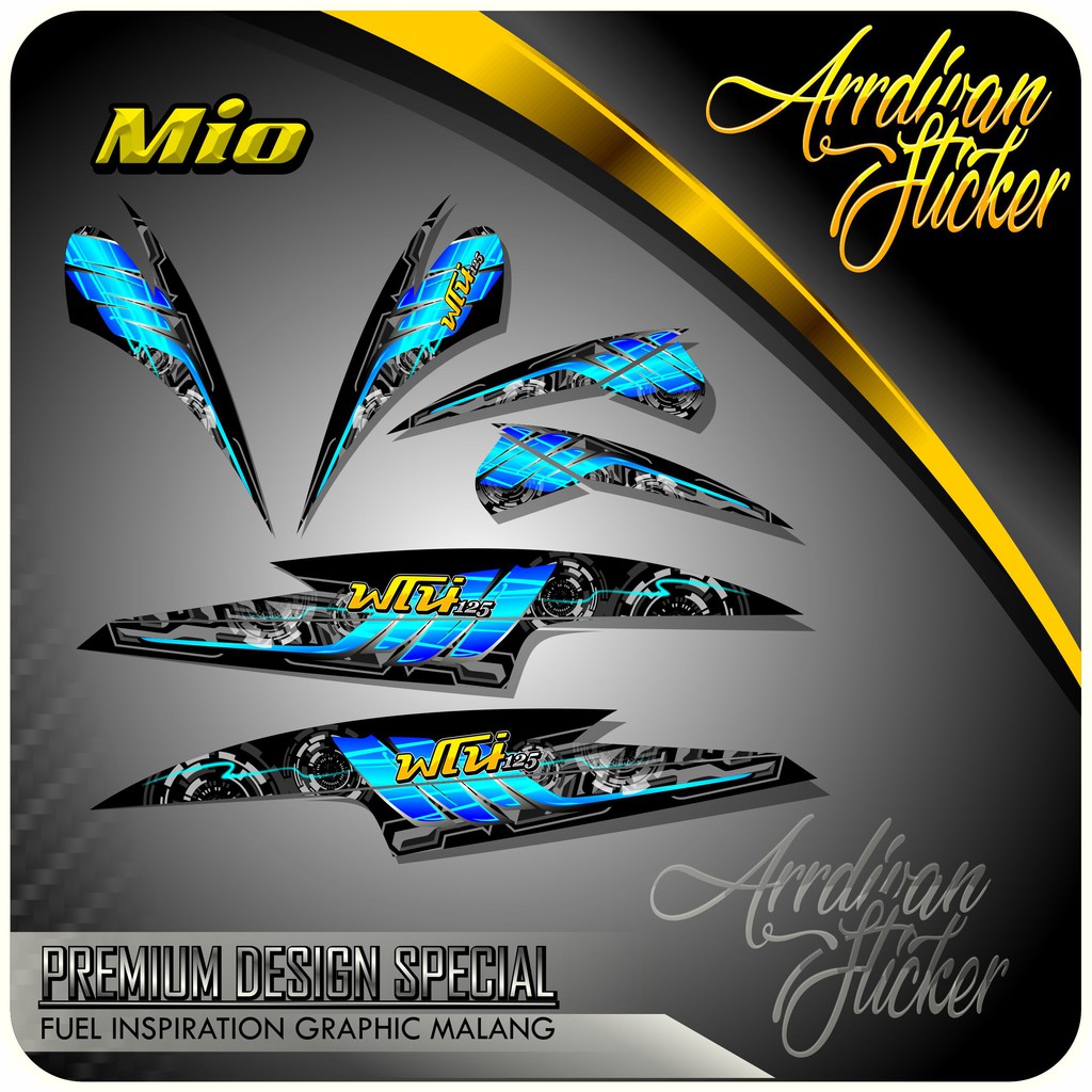 STRIPING MIO SPORTY THAILAND / STRIPING MIO SMILE THAILAND / STRIPING MIO KONTES