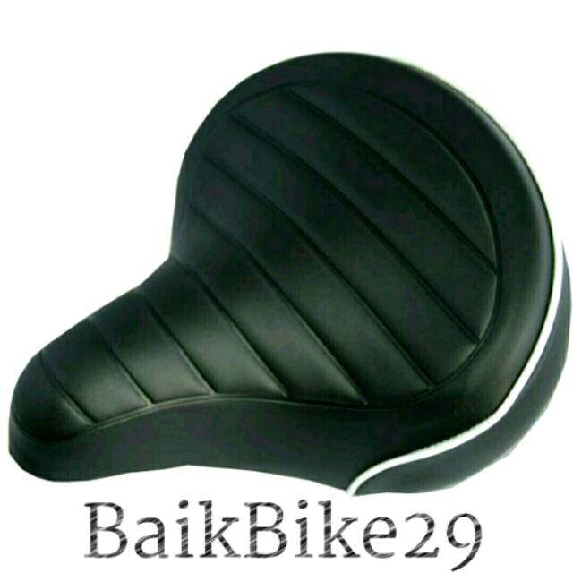 Sadel Genio Lebar Bersuspensi Jok Sepeda Per Genio