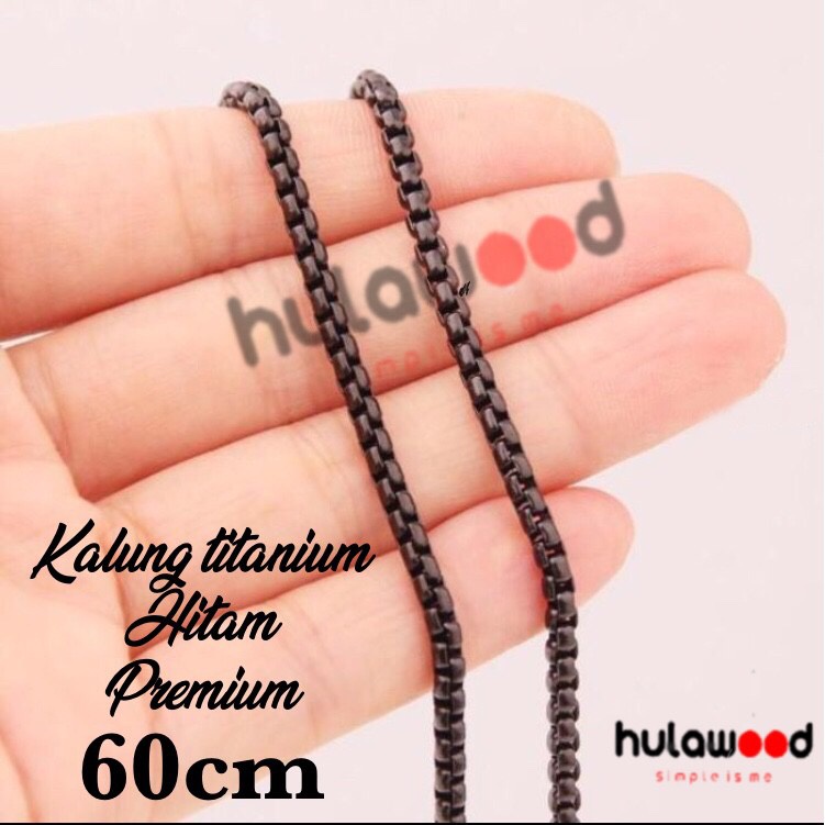 [40CM - 75CM] Kalung Titanium ROLO Import Stainless 316L - Rantai Kalung Pendant