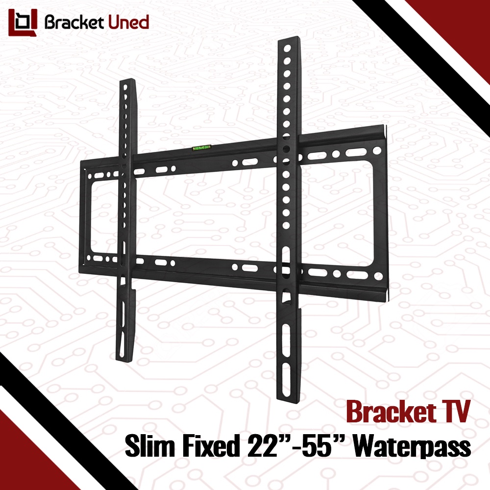 Bracket Braket Breket TV LED LCD Plasma 23 - 55 Inch Adjustable 22 - 55 Inch Slim Fixed Waterpass