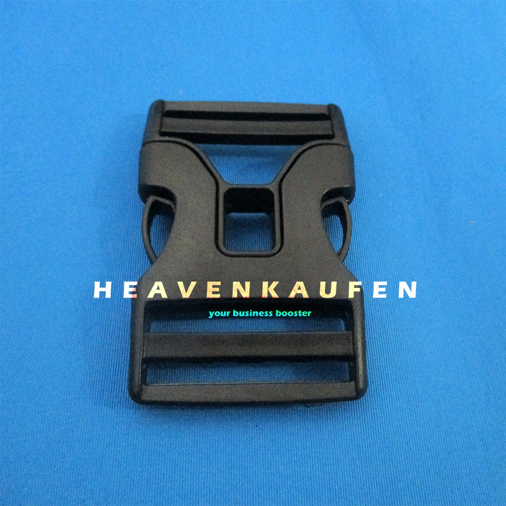 Buckle Acetal Kunci Sodok 3,8 cm Hitam Kuat Bagus Type H