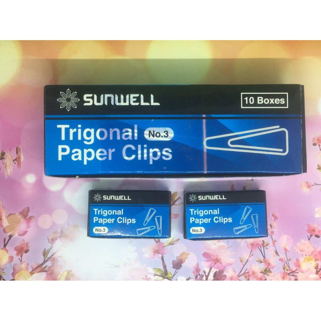 

TRIGONAL PAPER CLIPS - SUNWELL NO 3