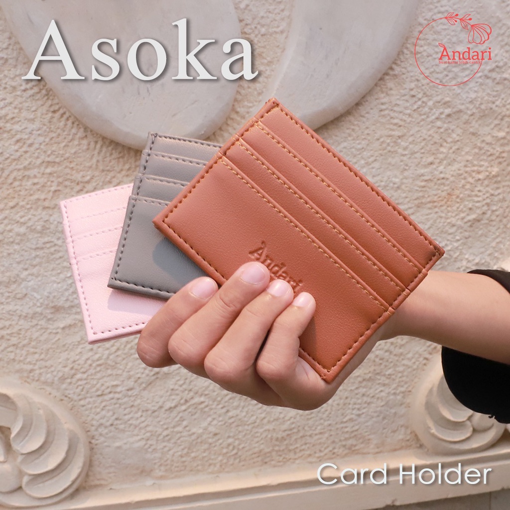 Dompet Kartu / Card Holder  Wanita Terbaru Motif Croco Lucu Kekinian Terlaris &amp; Murah ASOKA Wallet ORIGINAL by ANDARI