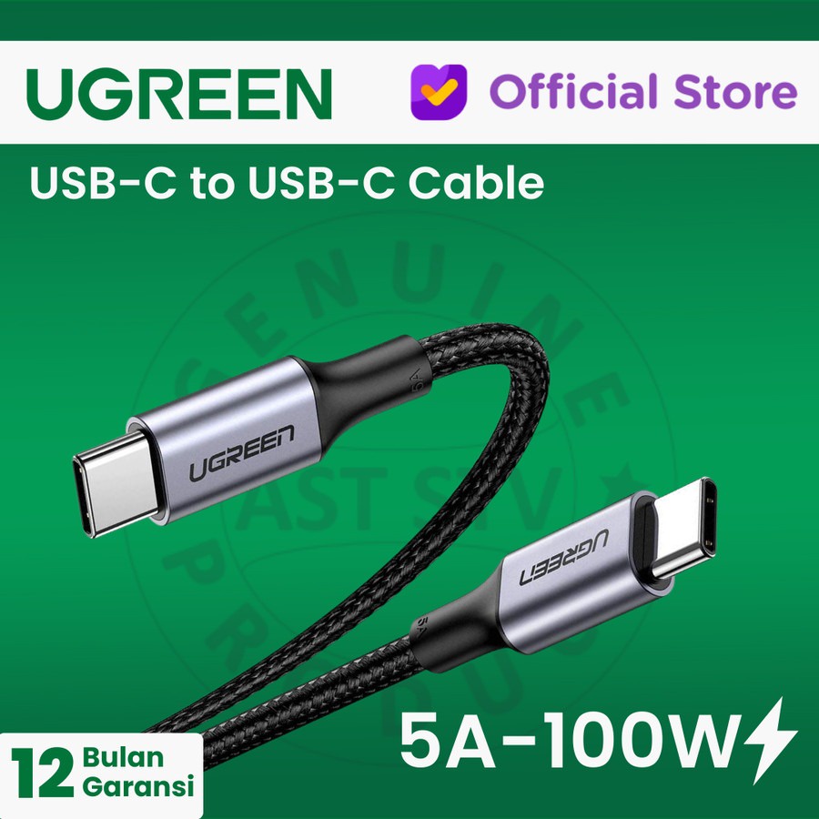 UGREEN Kabel USB-C 5A/100W - US316