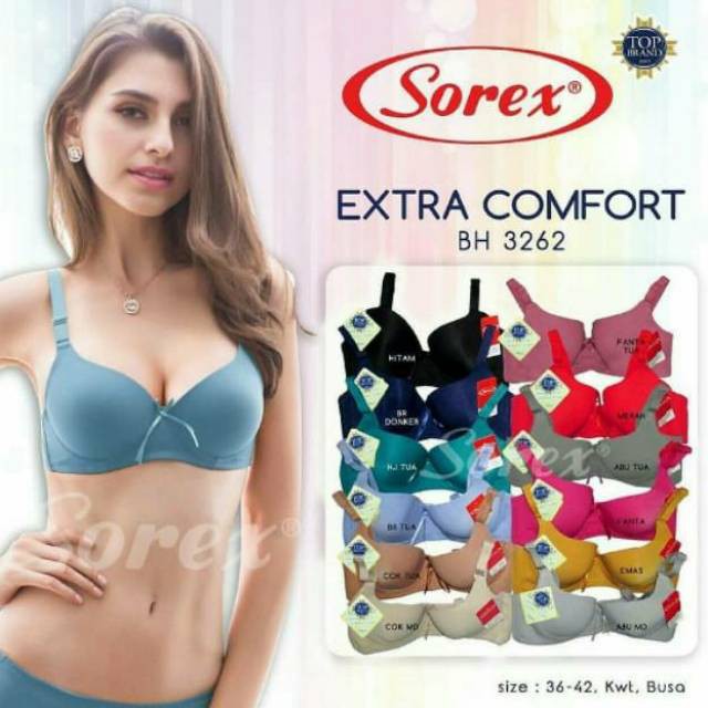 BH Bra Sorex 3262 Kawat Full Cup Sorex Kait 3 | BH sorex 3262