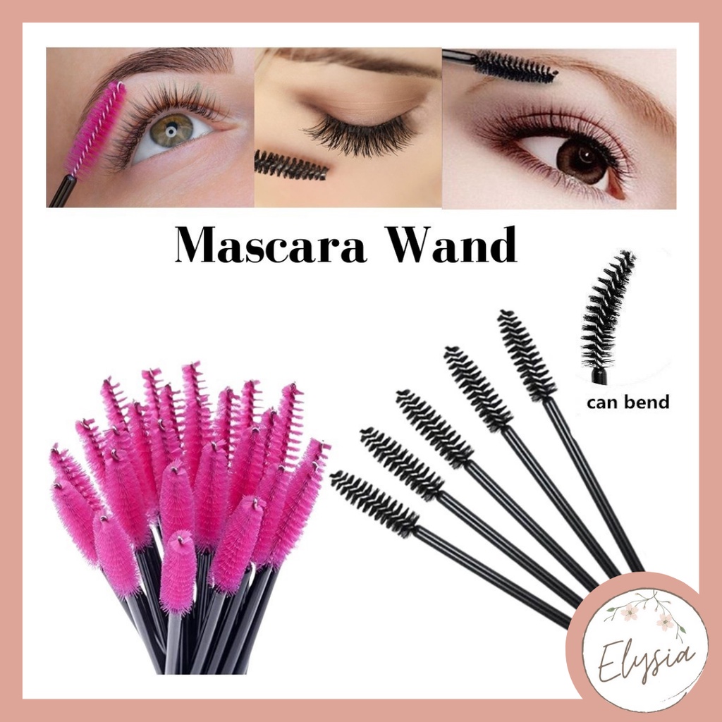 Mascara Wand Sisir Kuas / Sikat Eyelash Extention Bulu Mata Spoolers / Makeup Tool Kit Brush