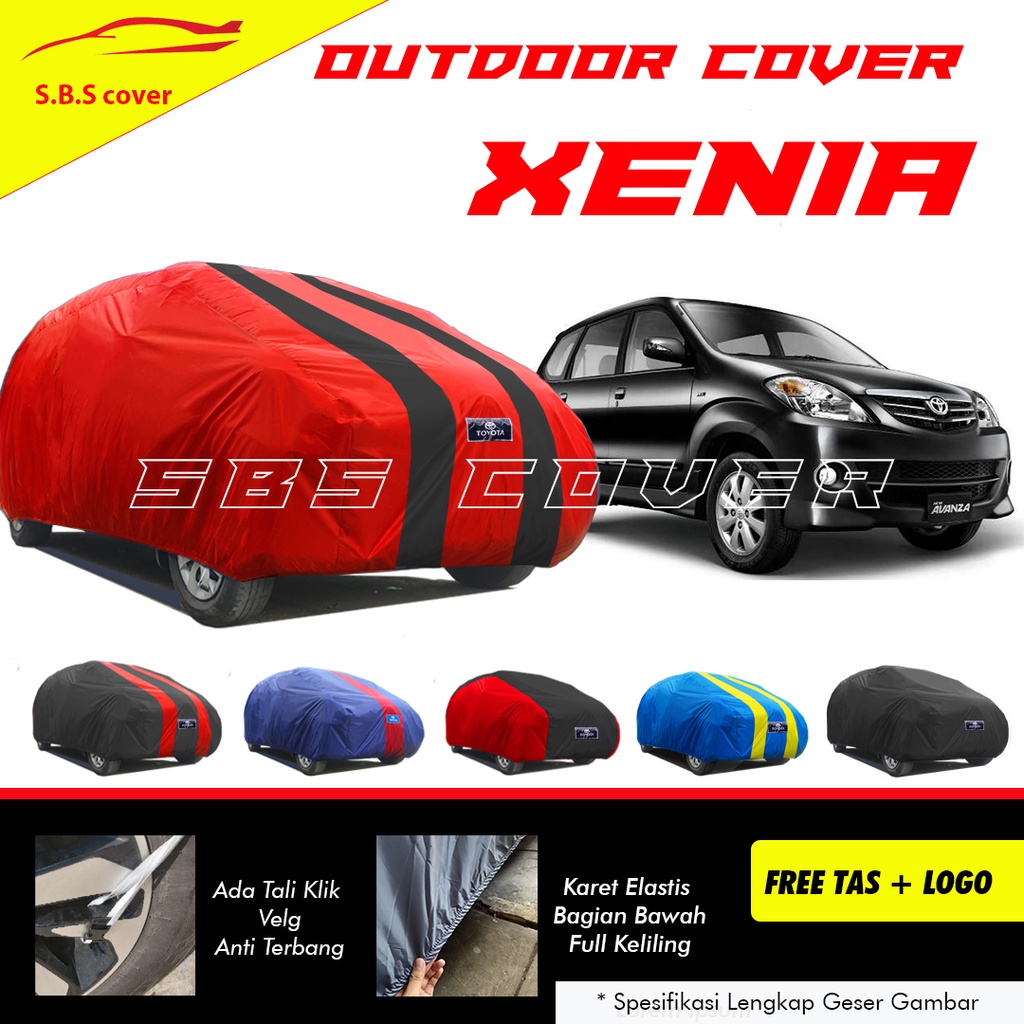 Body Cover Mobil Xenia Sarung Mobil Xenia/avanza/avanza lama/new avanza/xenia lama/new xenia/brio