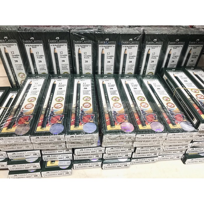 

READY PENSIL 2B FABER CASTELL ORIGINAL GROSIR LUSINAN