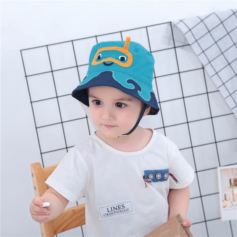 Kids summer hat topi anak musim panas diving