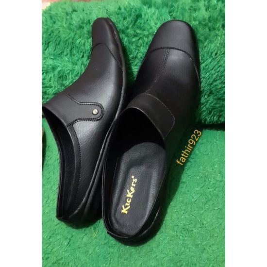 sepatu slop pria // sepatu habaib //hitam polos//putih polos