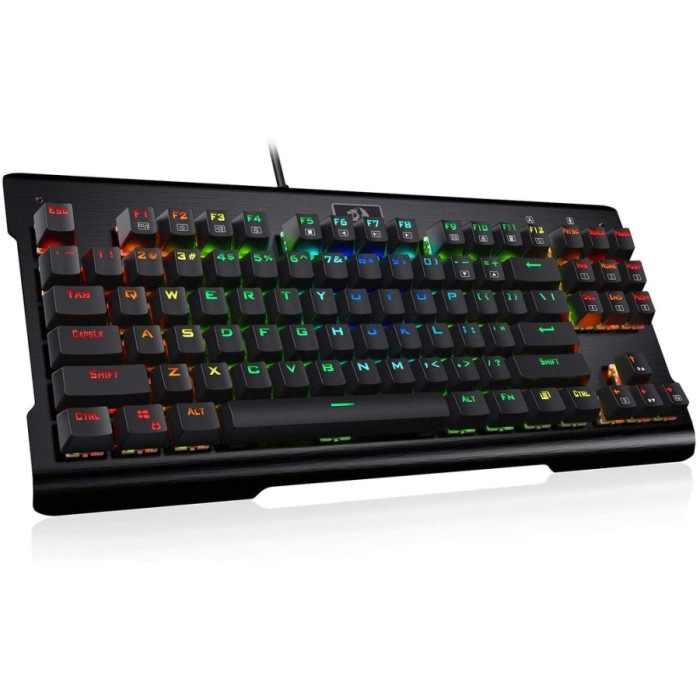 Keyboard Gaming Mechanical Redragon TKL RGB Waterproof Visnu K561