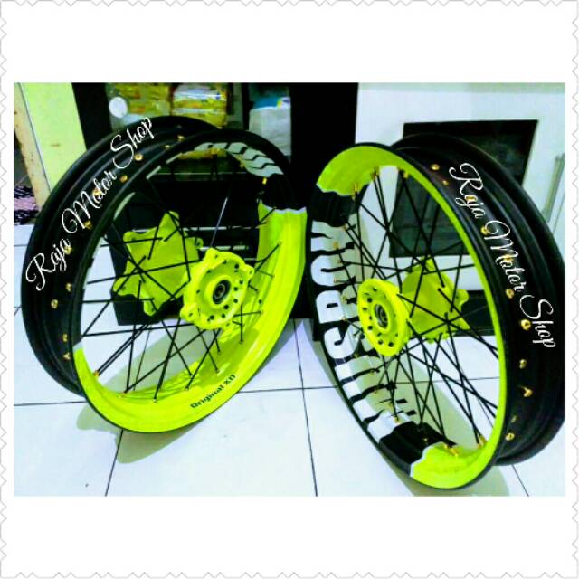 Velg Sprint Xd cat costum SuperMoto set Honda CRF 150L ring 17 x 250/300 Original Xd