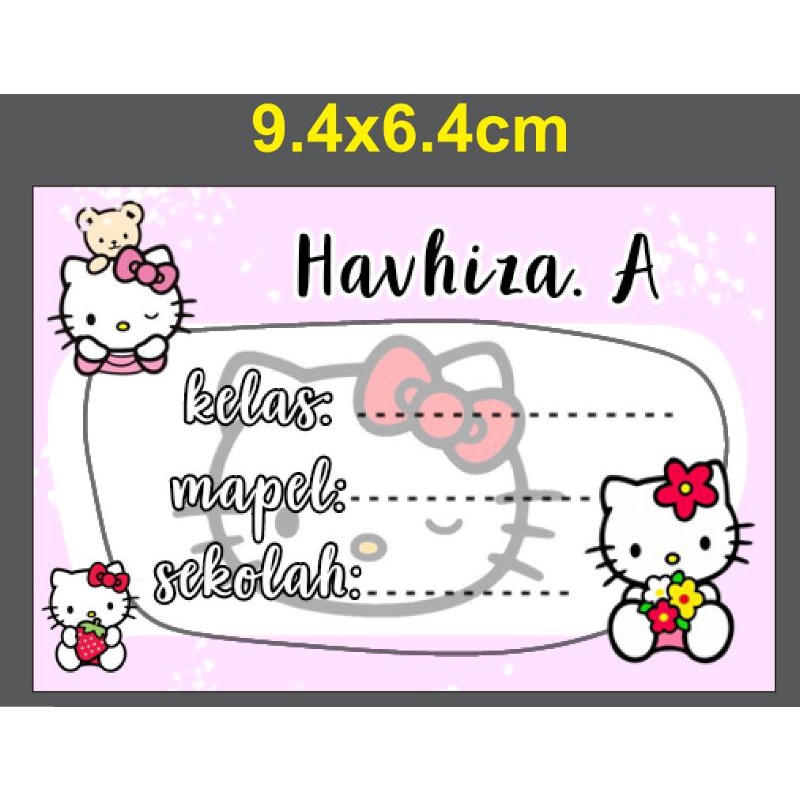 

STIKER LABEL NAMA