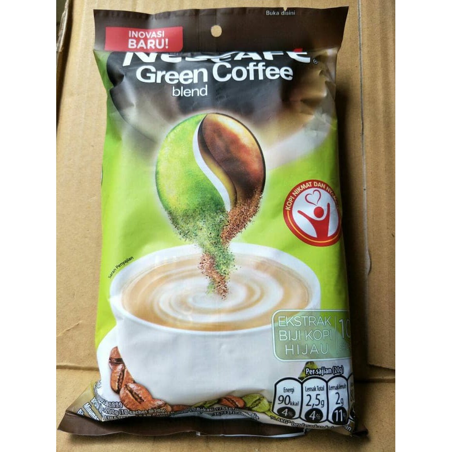 Nescafe green coffee blend 10 x 20 - kkp2489