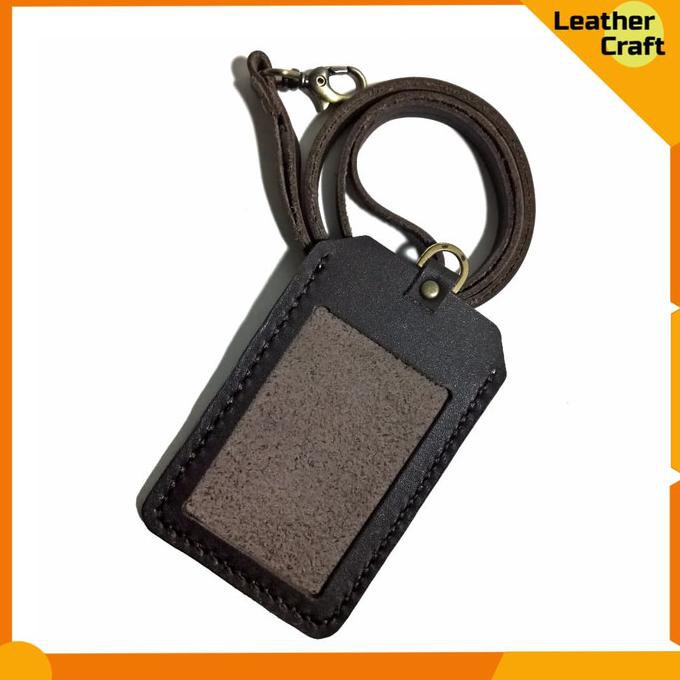 

BISA COD ID CARD / NAMETAG LEATHER / GANTUNGAN IDCARD / CARD HOLDER KULIT SAPI SPECIAL Kode 1357