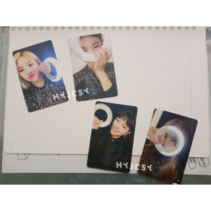 OFFICIAL ITZY LIGHTRING PHOTOCARD YEJI LIA RYUJIN CHAERYEONG YUNA