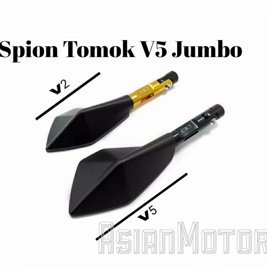 Spion Sepion Tomok V5 Full CNC Spion Sepion Tomok V5 Lipat Lipet Cnc Spion Motor Aksesoris Sparepart Variasi Universal