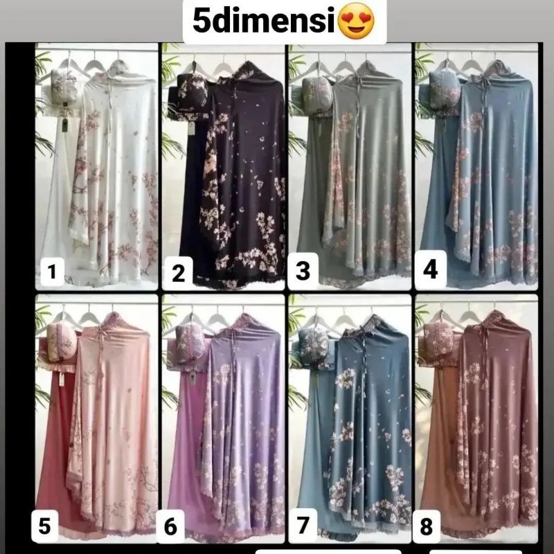 mukena zara 5d royale premium