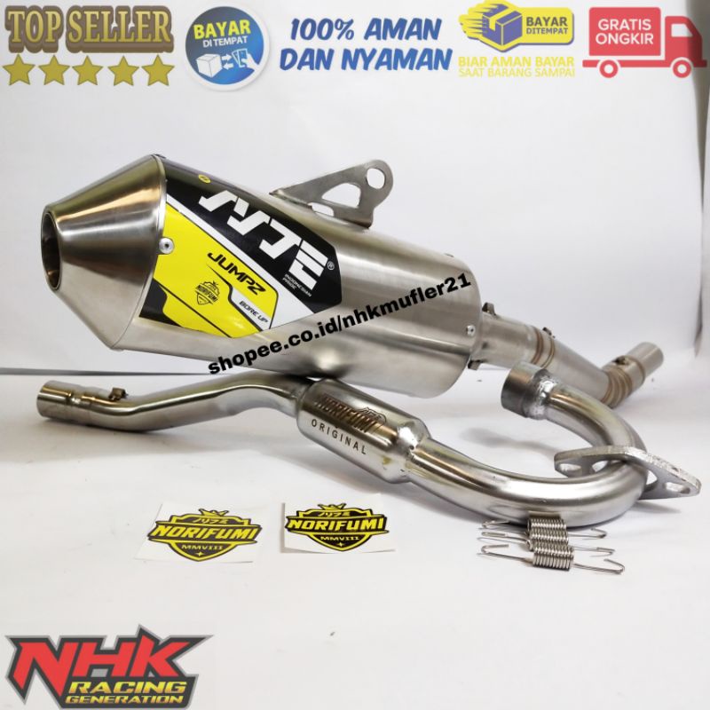 KNALPOT NORIFUMI JUMPZ CRF150L KNALPOT KLX 150 KNALPOT DTRACKER KNALPOT TIGER TRAIL VIXION TRAIL