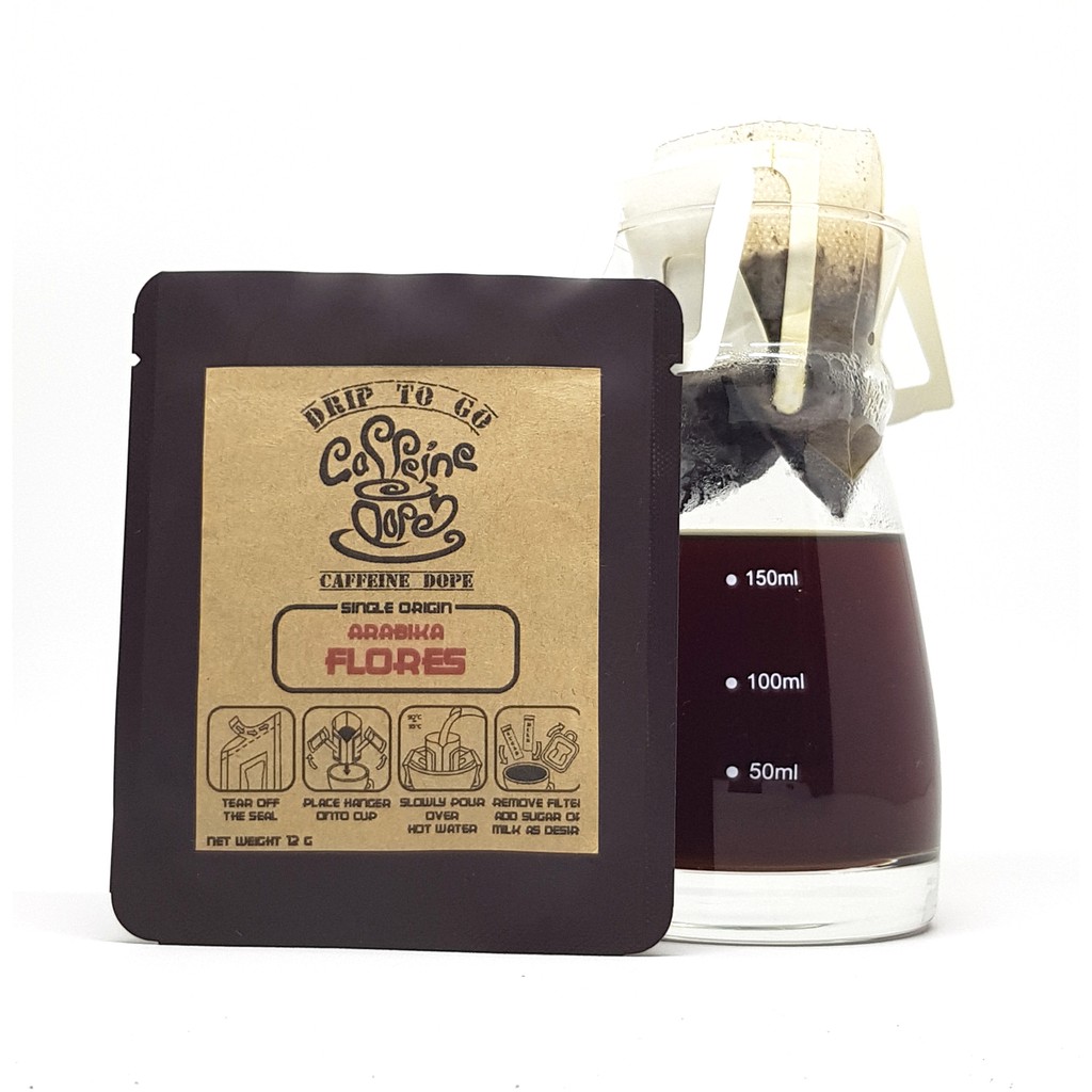 

Kopi Drip Arabika Flores dengan Filter Bag siap Seduh - DRIP TO GO