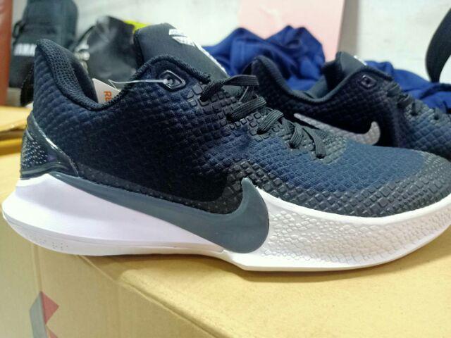  SEPATU  BASKET  NIKE  KOBE MAMBA  FOCUS BLACK  WHITE Shopee 