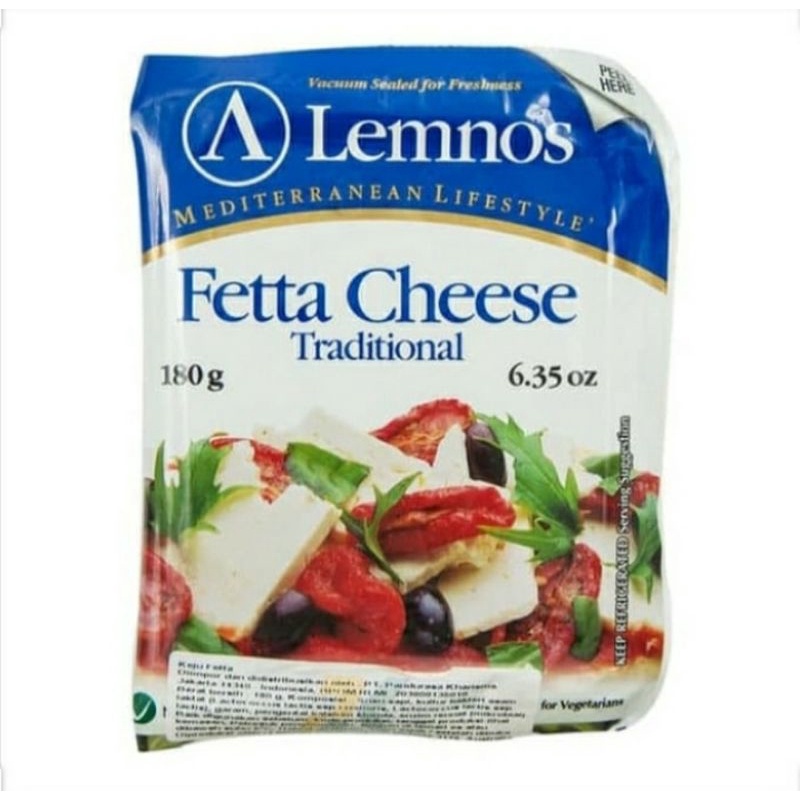 

Keju Fetta cheese | LEMNOS mediterranean style 180 Gr