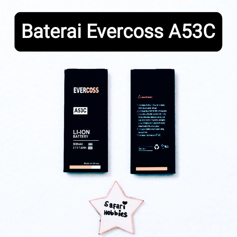Baterai Evercoss A53C