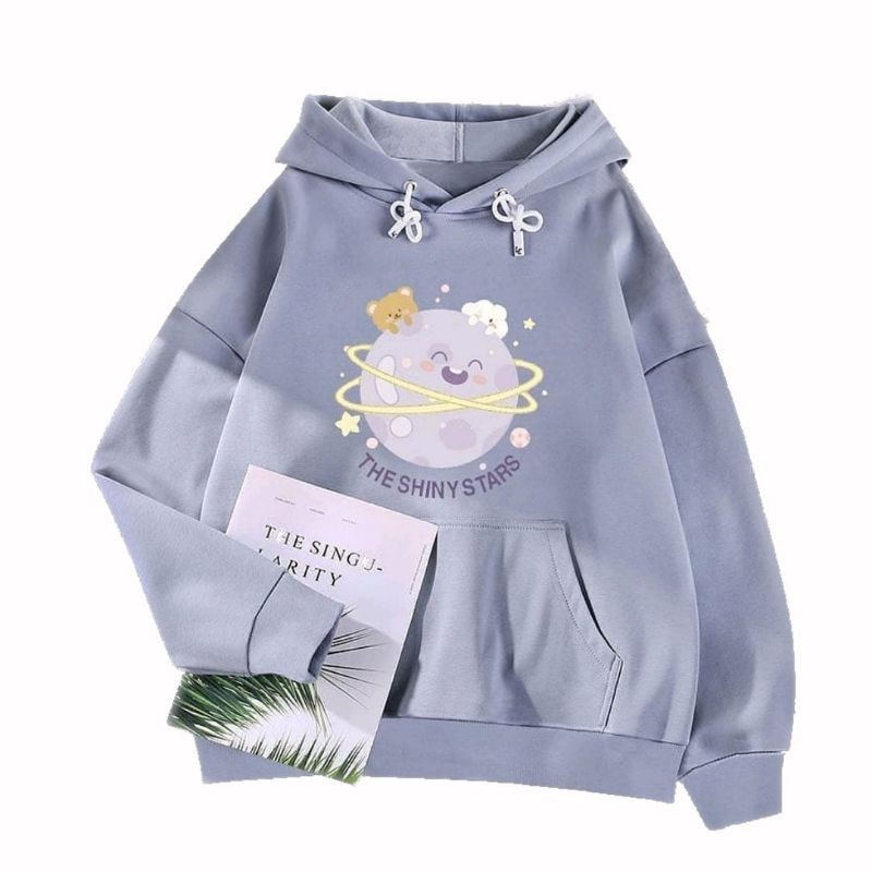 THE SHINYSTARS HOODIE WANITA - ATASAN TEBAL TERLARIS