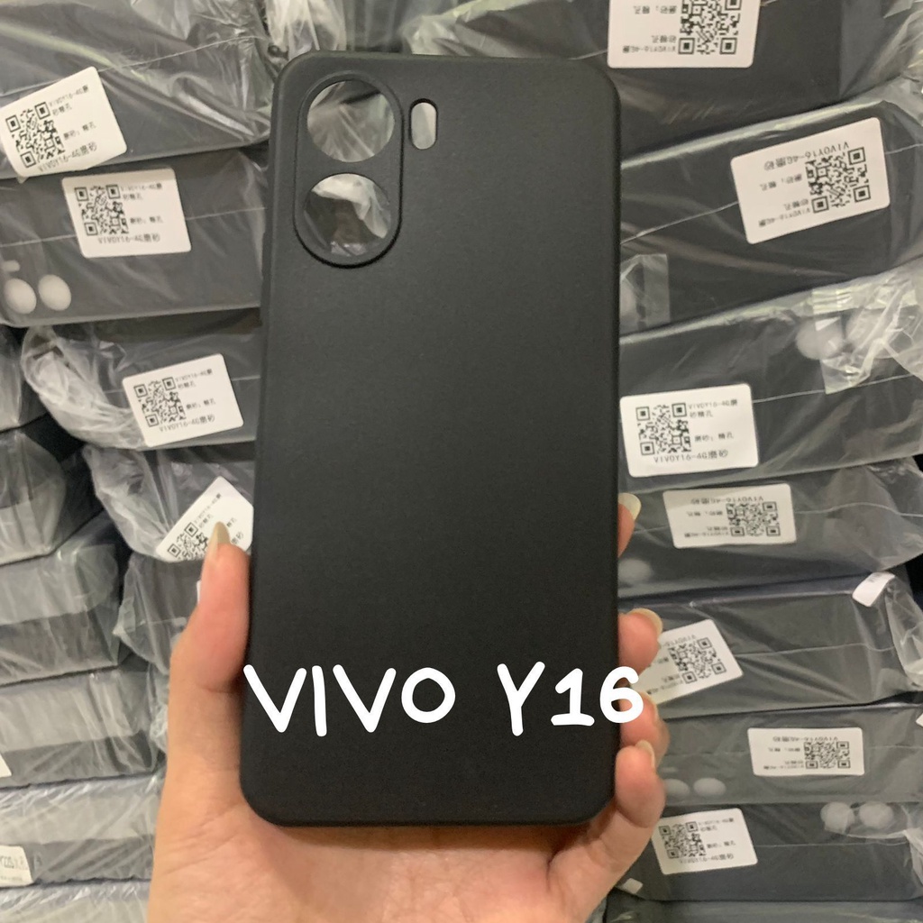 VIVO Y36 Y36 5G Y35 Y22 CASE BLACK PREMIUM SILIKON HITAM SOFTCASE KARET CASING PROTECT CAMERA COVER PELINDUNG KAMERA