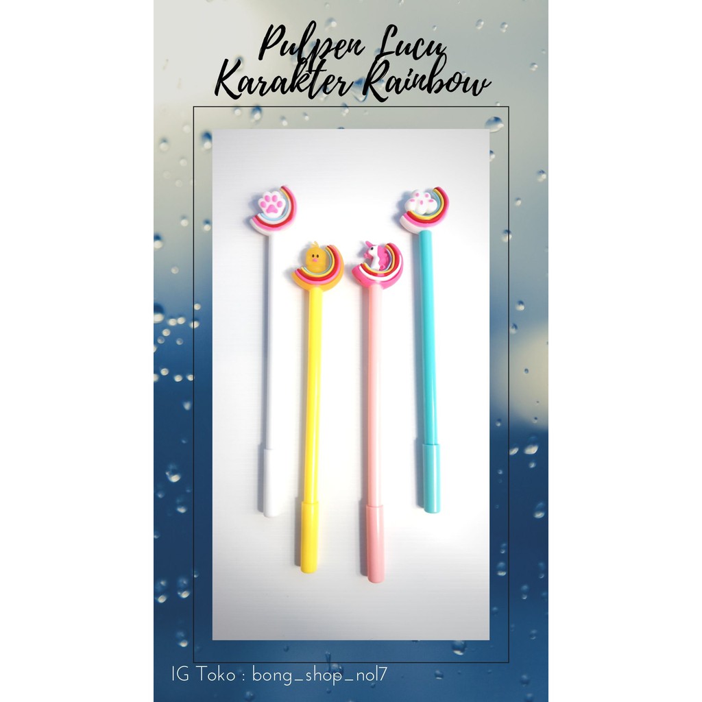 

Pulpen Lucu Karakter Rainbow|Pen Lucu Karater Rainbow|Ballpoint Lucu Rainbow
