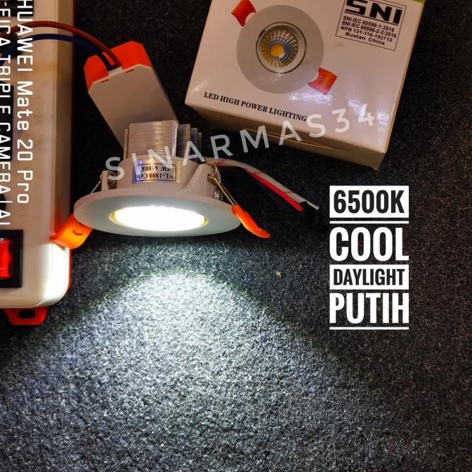 Promo Spotlight Etalase Mebel 5watt COB Downlight Spot Mini Inbow Plafon ,.